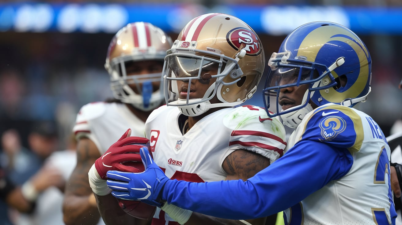 Aiyuk Rams Sideline Scuffle